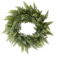 Guirlande de Noël artificielle de style pastoral en plastique, aiguilles de pin vertes, décoration murale pour la maison, 30cm-100cm