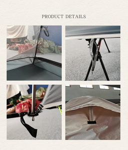 Tente de lit de camping en plein air personnalisée tente de lit de camp pliante légère à double couche hors sol - Product Image 4