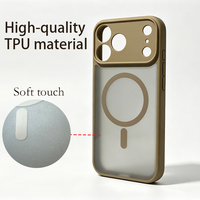 Casing Ponsel Magnetik Ramah Kulit untuk IPhone17 1112 13 14 15 16 Pro Max Plus Pelindung Anti Benturan
