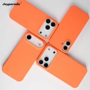 JOYPORODO étui en silicone <span class=keywords><strong>orange</strong></span> en gros pour iPhone 17 Pro Max étui en silicone de haute qualité pour iPhone 15 Pro Max pour iPhone - Product Image 5