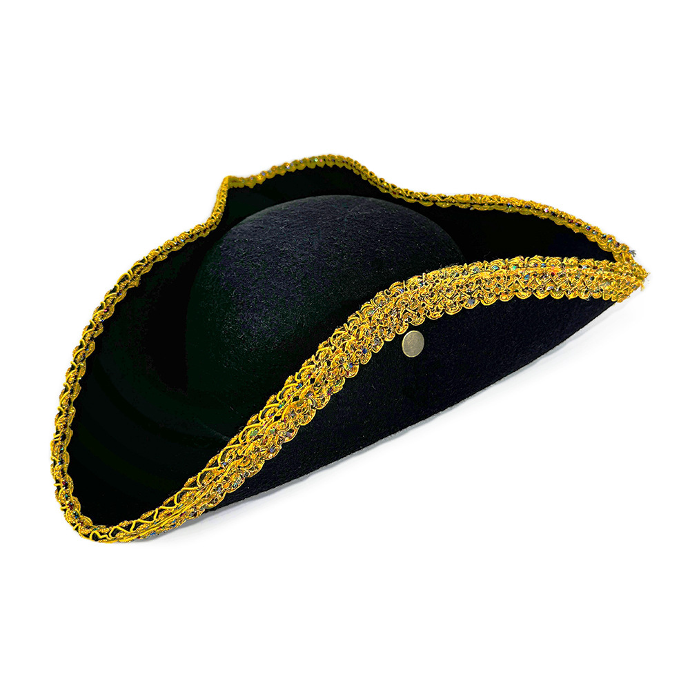 Chapeau pirate double dentelle