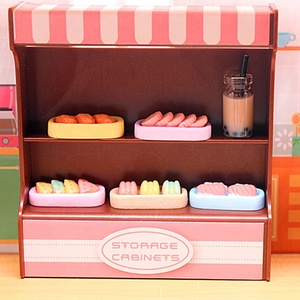 Accessoires de pâtisserie en résine pour maison de poupée miniature en 3D, simulation de nourriture, macarons, <span class=keywords><strong>dim</strong></span> sum, gâteaux, biscuits - Product Image 3