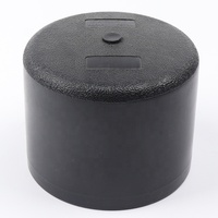 Bouchon d'extrémité pour soudure bout à bout de tuyaux en PEHD 110mm 160mm PN16 DN125 DN180