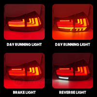 HCMOTIONZ Nouvelles feux arrière LED RX330 RX350 RX400h 2003-2009 Animation de démarrage 100% étanche Plug-and-Play pour Lexus RX