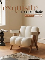 Chaise de salle à manger moderne en cuir rembourrée avec dossier, design de luxe léger pour salon, hôtel et salle de sport