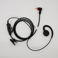 Écouteur pivotant avec micro PTT intégré 1 fil pour radio numérique commerciale PMLN7189A compatible SL1600 SL2600 TLK100