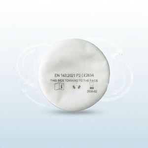 Filtre à particules professionnel haute efficacité en coton P100 P3, disque de remplacement pour <span class=keywords><strong>masque</strong></span> respiratoire, équipement de sécurité industrielle - Product Image 1