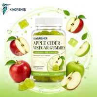 Gummies au vinaigre de cidre de pomme à marque privée pour le soutien digestif et métabolique, 60 gummies détox ACV pour la gestion du poids