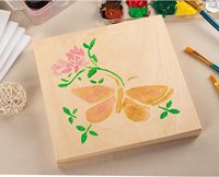 Planches de panneaux en bois non finies pour la peinture Arts tenture murale décoration huiles acryliques panneaux de bois panneau de toile pour verser l'utilisation