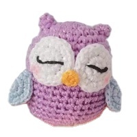 Gufo all'uncinetto Amigurumi all'ingrosso personalizzato gufo di cotone farcito con Design personalizzato - Product Image 3
