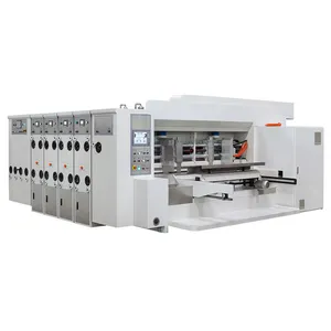 Long Service Life Multi Colors Cardboard Print Slot Die Cut Corrugated Box Printing Machine