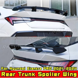 For Hyundai Rear <b>Trunk</b> Spoiler Wing Rear Roof Spoiler Roof Wing Body Kit for Hyundai Elantra PRO 2021-2024 Car Accessories - Product Image 3