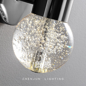 Lámpara de Pared de Cristal de Lujo Moderna y Minimalista de Chenjun, Estilo Italiano, para Dormitorio, Mesita de Noche, Sala de Estar, Lámpara Colgante de Pared - Product Image 2