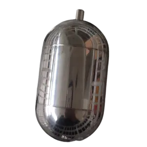 Factory Muti-size Water Tank Stainless Steel Oval Ball Floats With M6 Thread Nut