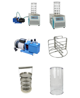 LGJ-10 Multi Manifold mesin pengering pembekuan vakum eksperimental jenis standar mesin pengering lyophilizer pembekuan