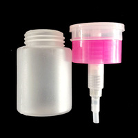 Vente chaude 60ml Portable Professionnel Vernis À Ongles Pompe Bouteille En Plastique PP Nature Bouteille avec Acétone Sans Remover Pompe