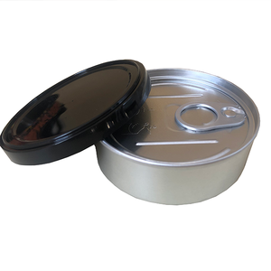 2022 Hot sale pressitin tin 3.5gram Pressitin Self Seal Tuna Tin Cans with Lids Packaging Tin Cans