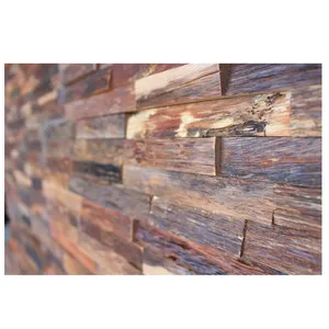 Panneaux muraux en bois 3d texturés rustiques Panneau mural de décoration Autres planches - Product Image 1