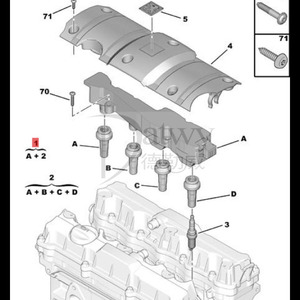 Bobina de encendido OE 245095 597099 597080 Citroen Berlingo C2 C3 C4 Xsara <span class=keywords><strong>Picasso</strong></span> Peugeot 1007 206 207 307 1,6 16V (marca Mah) - Product Image 6