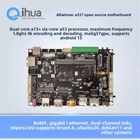 Carte mère Qihua-allwinner A537 A333 pour Linux, Android 15, Ubuntu 24 Debian, haute performance, interface riche