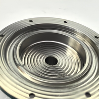 Casing Volute Baja Tahan Karat 316L, Pemesinan CNC 5-Axis, Bagian Presisi Berdinding Tipis