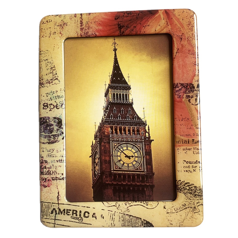 Photo Frame Fridge Decorative 5X7 Inches Epoxy Magnet Frame Photo