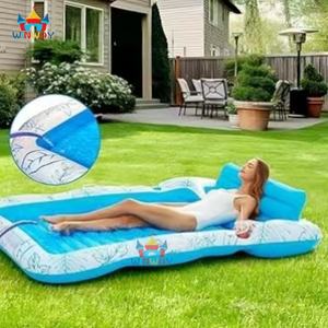 Siège flottant gonflable multifonctionnel pour sports nautiques, siège de natation d'été portable et pliable - Product Image 3