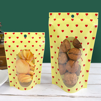 Sachets Doypack à fermeture éclair avec fenêtre transparente, en plastique, pour snacks comestibles, épices, café, thé, emballage alimentaire – Direct Usine