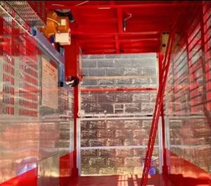 Lift konstruksi untuk pekerjaan pengangkat bangunan dengan derek menara muatan berat 2000kg kerekan konstruksi - Product Image 5