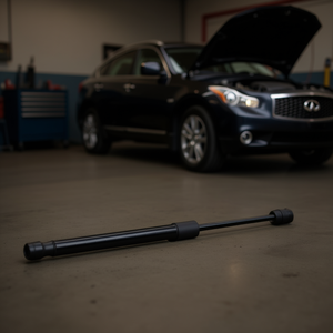 Par de Amortiguadores de Gas para Capó Delantero Infiniti, Acero Negro, para FX35 FX45 2003-2008, Modelo Base - Product Image 2