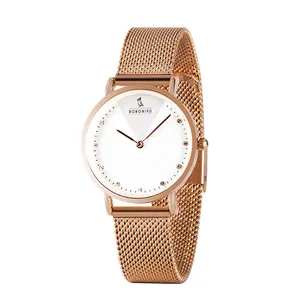 Venta caliente nuevos productos señoras reloj personalizado Japón movt de cuarzo reloj de las mujeres de lujo reloj de acero con el precio más bajo