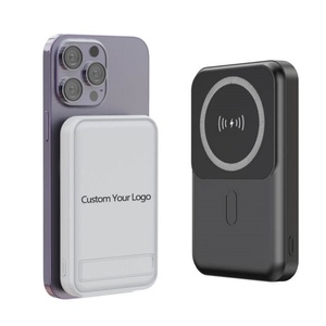 Customized Logo Portable Mini Power Bank 10000mah 5000mah Magnetic <b>Wireless</b> Charger Li-Polymer Battery 15W Fast Charging Type-C - Product Image 5