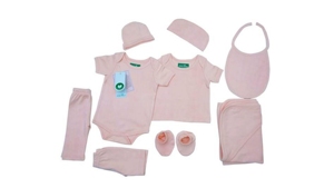 Ropero de Bebé Recién Nacido de Primera Calidad, Lino y Algodón a Rayas, Transpirable, para Bebés y Niños Pequeños - Product Image 4