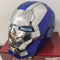 Casco Inteligente con Control por Voz, Control Remoto, Máscara Realista, Disfraz Creativo de Halloween, Dispositivo Inteligente Portátil, Regalo