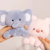 Vente en Gros Petit Animal Jouet en Peluche Mignon Chat Mouton Éléphant Panda Animal en Peluche Peluche pour Entreprise