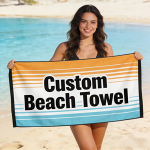 Toalla de Alta Calidad 100% Algodón, Ligera, de Secado Rápido, Estampada Digitalmente, para Playa, Viajes, Vacaciones y Uso Diario - Product Image 1