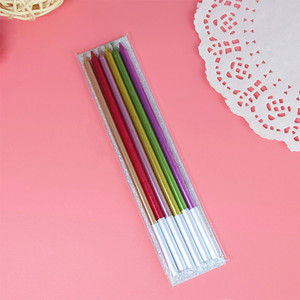 Candele Nordiche Senza Fumo con Motivo a Spirale, Candele Rotonde per Feste di Compleanno, Candele Dorate Scintillanti per Torte, Set da 6 Pezzi - Product Image 6
