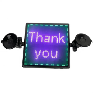 Xe di chuyển quảng cáo ứng dụng tin nhắn lập trình vuông dính <span class=keywords><strong>LED</strong></span> màn hình cửa sổ ngoài trời <span class=keywords><strong>Kit</strong></span> <span class=keywords><strong>LED</strong></span> Backdrop màn hình để bán - Product Image 1