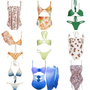 JSN148D 2023 nuevo diseño <span class=keywords><strong>de</strong></span> moda marca <span class=keywords><strong>de</strong></span> lujo Bikini flor traje <span class=keywords><strong>de</strong></span> <span class=keywords><strong>baño</strong></span> ECO tela mujeres traje <span class=keywords><strong>de</strong></span> <span class=keywords><strong>baño</strong></span> personalizado - Product Image 5
