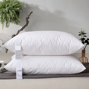 Grosir bantal tempat tidur alternatif lembut dan empuk 100% katun diisi bantal Tidur samping belakang untuk dukungan leher bahu