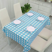 Nappe en PVC en gros, imperméable, anti-taches, facile à nettoyer, rectangulaire, en vinyle, pour la maison, les restaurants et les fermes