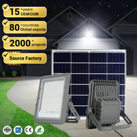 Éclairage automatique nocturne, éclairage de cour, lampadaire de route, 300 600 watts, haute luminosité, puce LED 3030, projecteur solaire