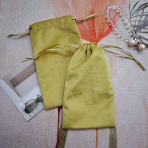 Bolsa de Joyería de Terciopelo Suave de Lujo al por Mayor, Bolsa Pequeña de Terciopelo con Cordón para Empaque de Joyas - Product Image 1