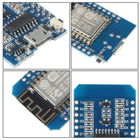 ESP8266 ESP32 ESP-12 ESP-12F CH340G CH340 V2 USB WeMos D1 Mini WIFI Development Board D1 Mini NodeMCU Lua IOT Board 3.3V