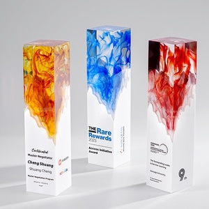 Sáng tạo cao cấp thanh lịch Polaroid cá nhân nhân viên xuất sắc cuộc họp thường niên danh dự UV sắt Huy chương bảo hiểm cúp nhựa - Product Image 2