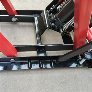 सुरक्षित उठाने के लिए दोहरे सिलेंडर के साथ मोटरसाइकिल मरम्मत प्लेटफार्म हाइड्रोलिक लिफ्ट - Product Image 3