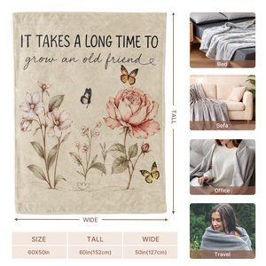 Custom Flannel Fleece <b>Blanket</b> 100% Polyester - Product Image 6