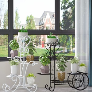 Estante para flores cerrado para balcón, estante para flores popular para sala de estar y balcón, resistente al agua y a los rayos UV para exteriores. - Product Image 2