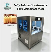 Machine de découpe industrielle entièrement automatique à ultrasons 2000W haute puissance en alliage de titane pour gâteaux mousse, nougat, pain et gâteaux éponge