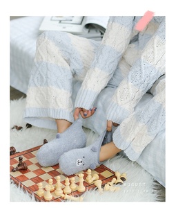 Adult Super Soft Warm Microfiber Cozy Fuzzy Non-Slip Winter Women <strong>Slipper</strong> <strong>Socks</strong> With Grippers - Product Image 4